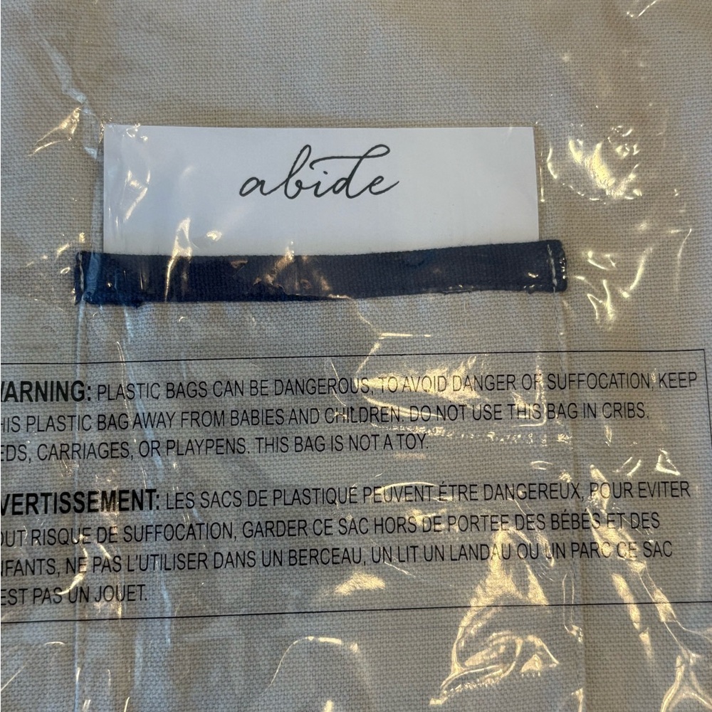 Abide Script Pillow Cover - Picture 3 of 5